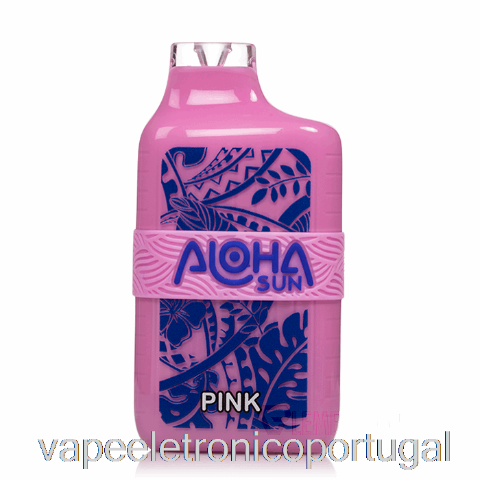 Vape Eletrônico Aloha Sun 7000 Descartável Rosa